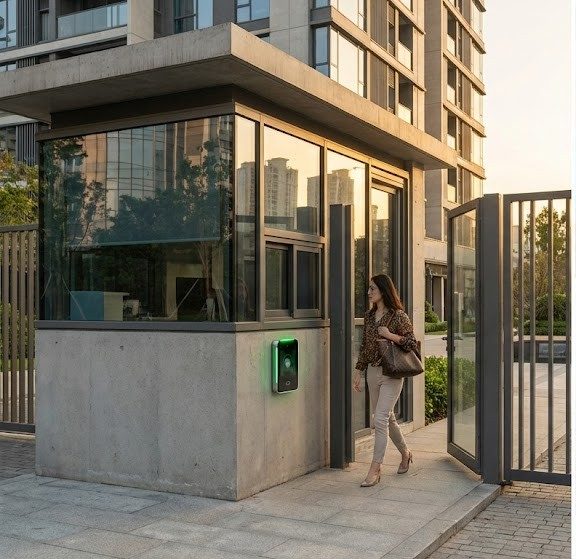 Control de acceso con reconocimiento facial en un condominio