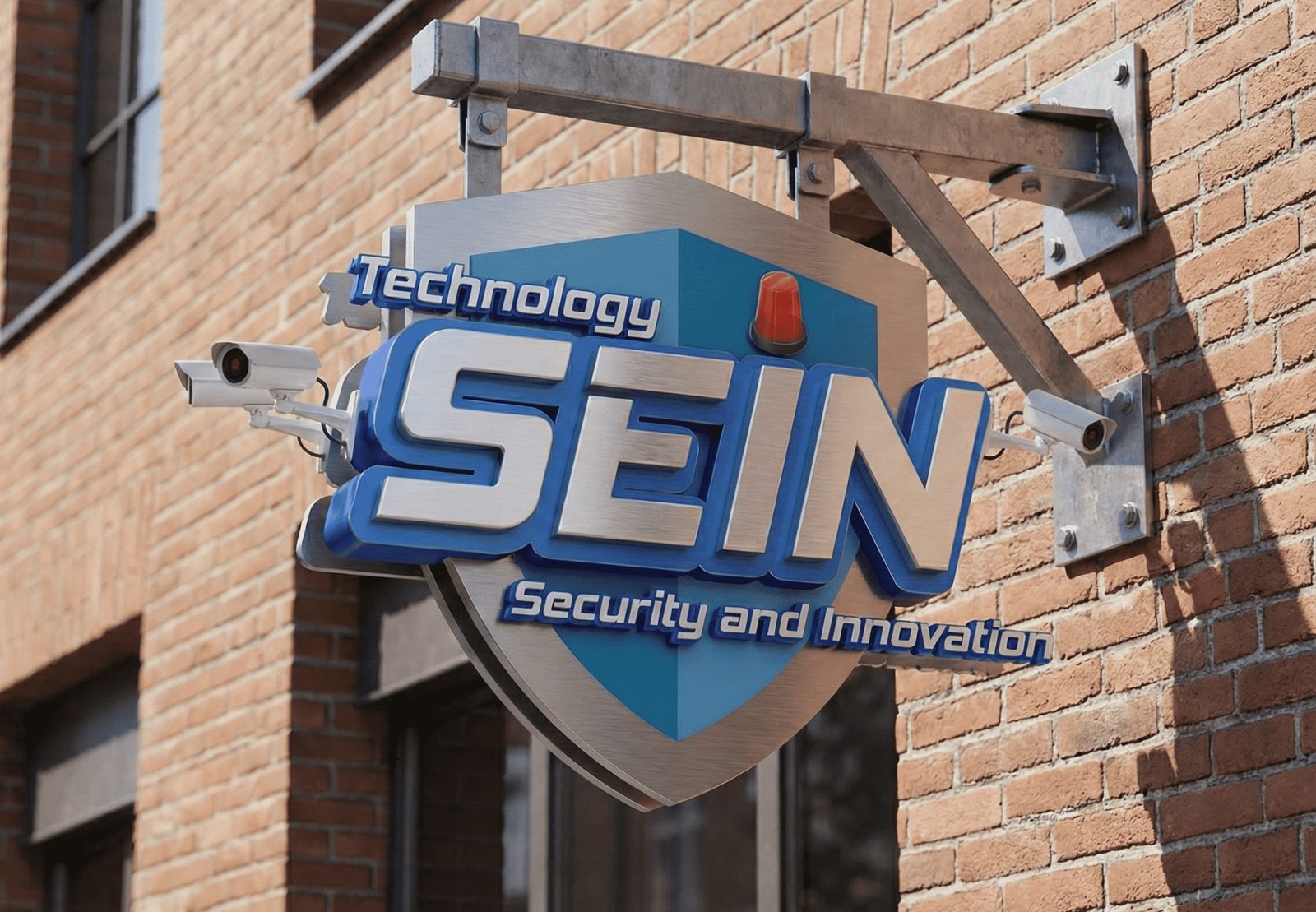 Equipo de SEIN instalando un sistema de videovigilancia